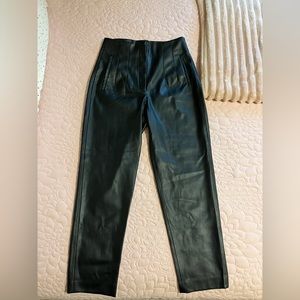 Zara Faux Leather Pants